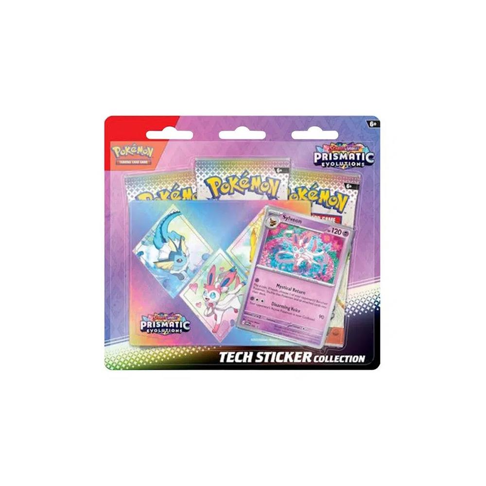 Коллекционные карточки Pokémon Scarlet & Violet: Prismatic Evolutions Tech Sticker Collection 'Sylveon' 2