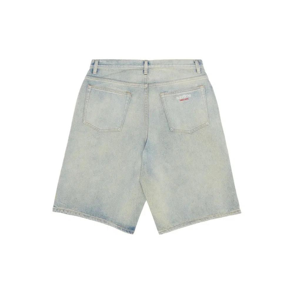 Шорты Supreme Baggy Denim Short 'Грязный индиго' 2