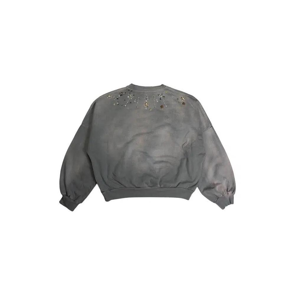 Свитера Satoshi Nakamoto Crystal Castle Crewneck 'Washed Grey' 2
