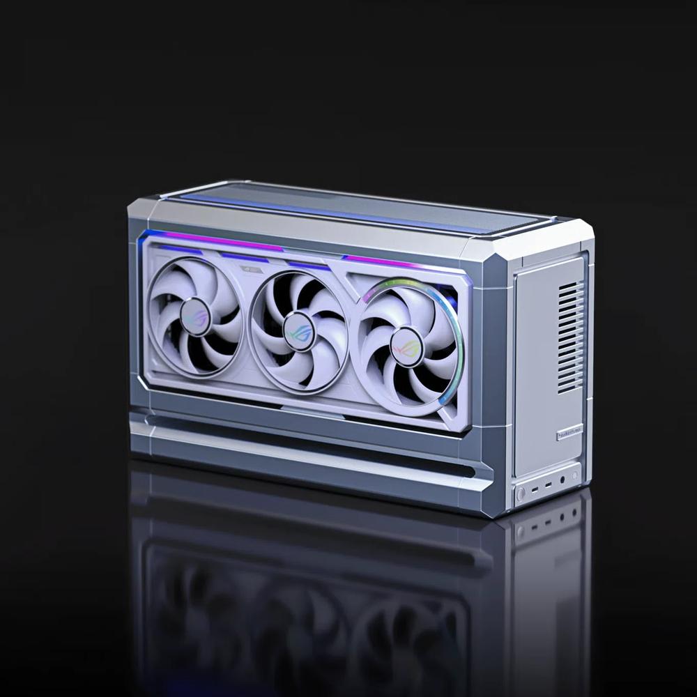 XiKii Industry FF07 Mini-ITX корпус - серебристо-белый 2