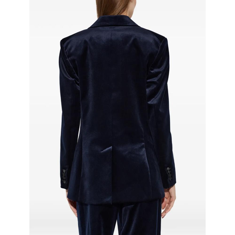 velvet single-vent blazer 4