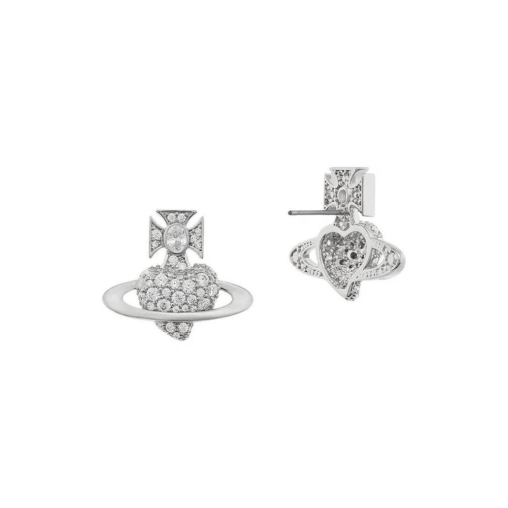 Серьги Vivienne Westwood Agnatha Earrings 'Платина/Белый' 2