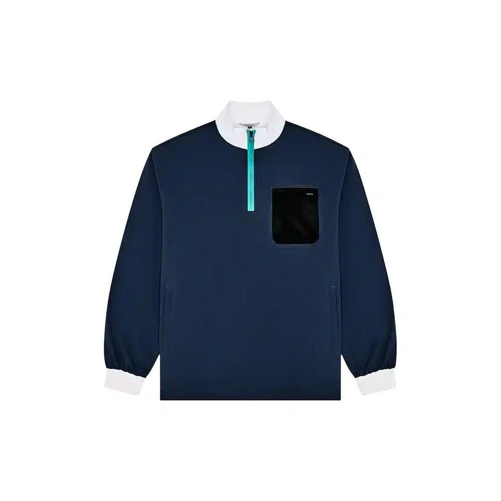 Полузастежка Malbon Cascade Windshirt 'Midnight' 1