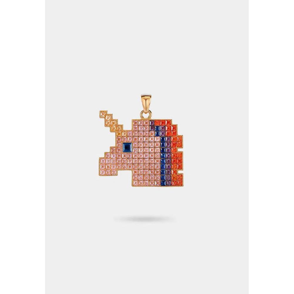 Подвеска Единорог Pixel 008 1