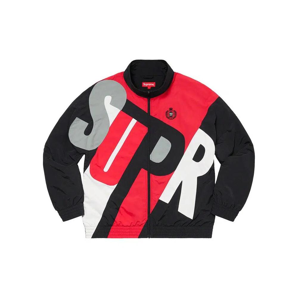 Трековые куртки Supreme Big Letter Track Jacket 'Black' 1