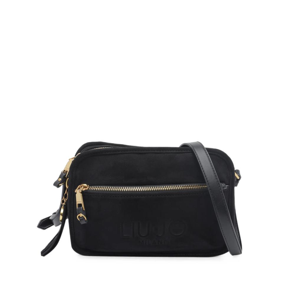 logo-embossed tassel-detail cross body bag 1