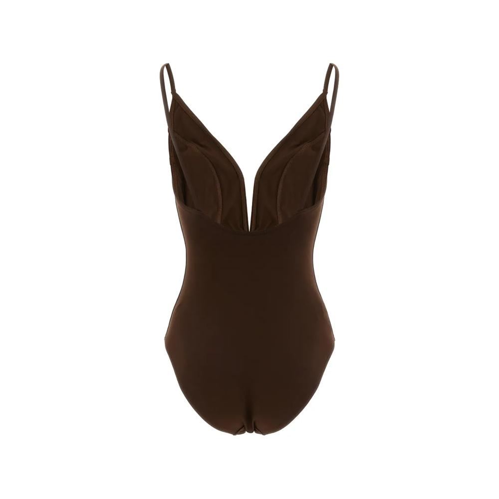Galbe V-neck swimsuit 2