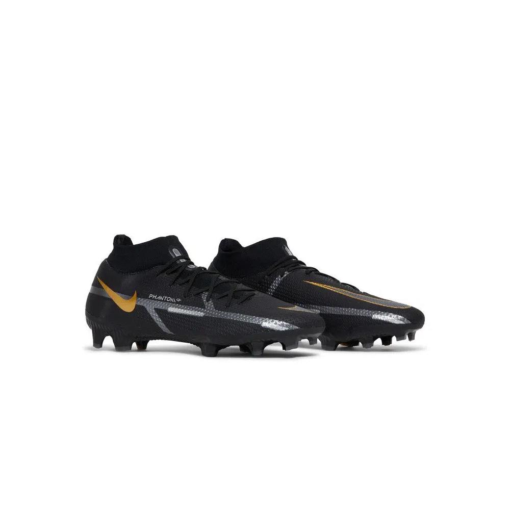 Бутсы Nike Phantom GT 2 Pro DF FG 'Black Metallic Gold' 8