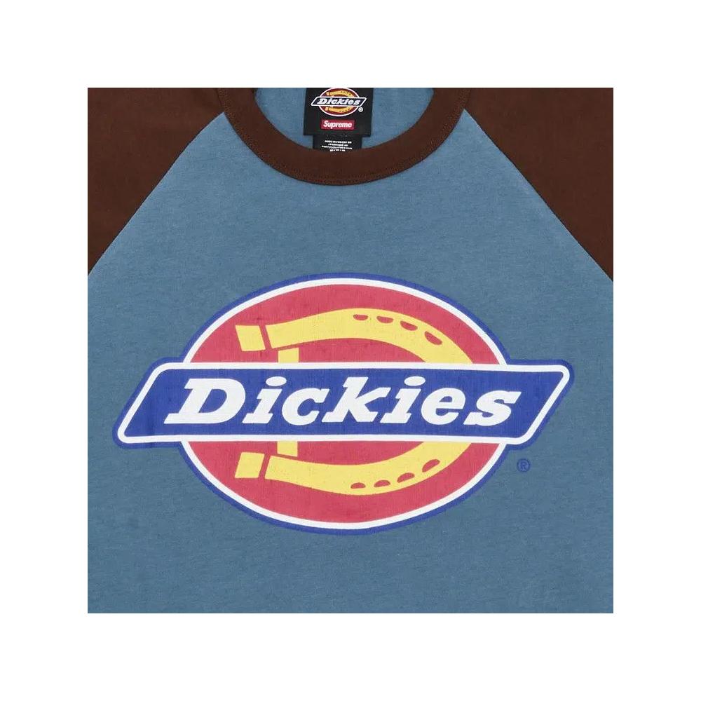 Футболки с длинным рукавом Supreme x Dickies Raglan Long-Sleeve Top 'Dark Slate' 3