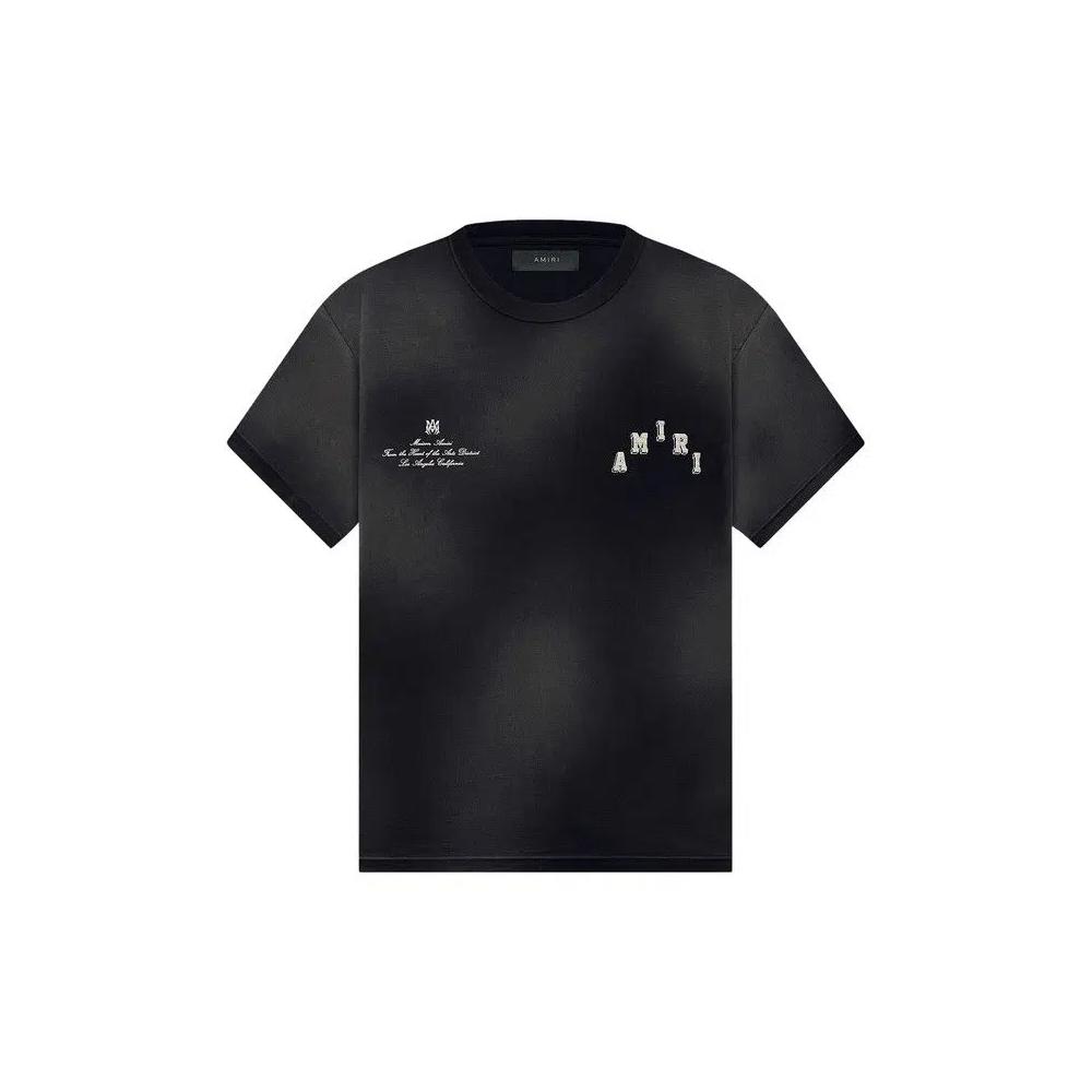 Футболки Amiri Vintage Collegiate Tee 'Black' 1
