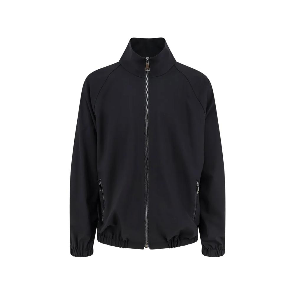 high-collar zip-up jacket 1
