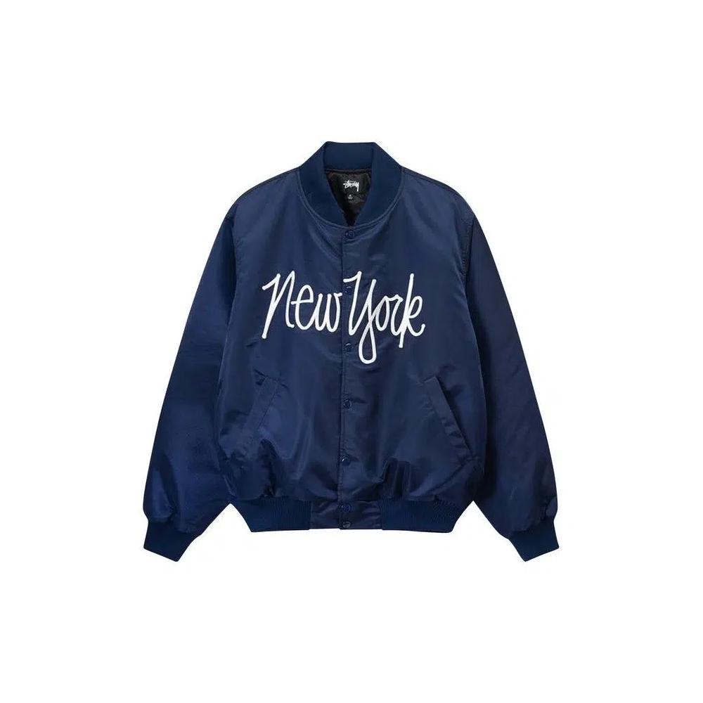 Вариси-куртки Stussy LA Chapter Сатиновая вариси-куртка «Navy» 2