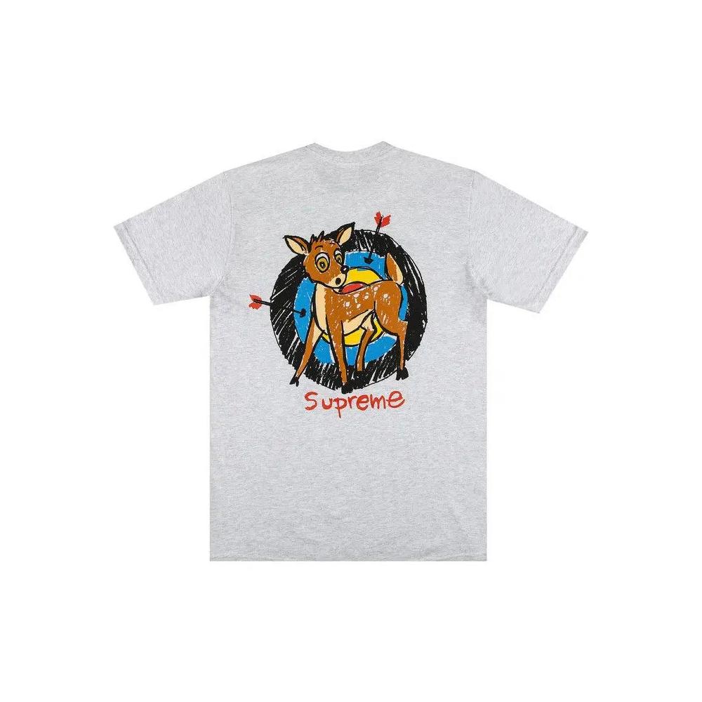 Футболки Supreme Deer Tee "Пепельно-серый" 2