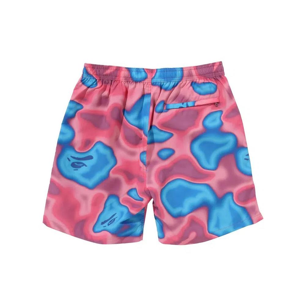 Шорты BAPE Liquid Camo One Point Beach 'Розовый' 2