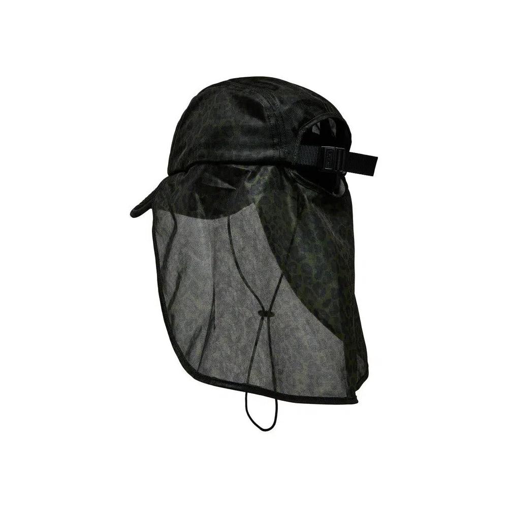 Кепки Supreme Mesh Sunshield Camp Cap «Leopard» 3