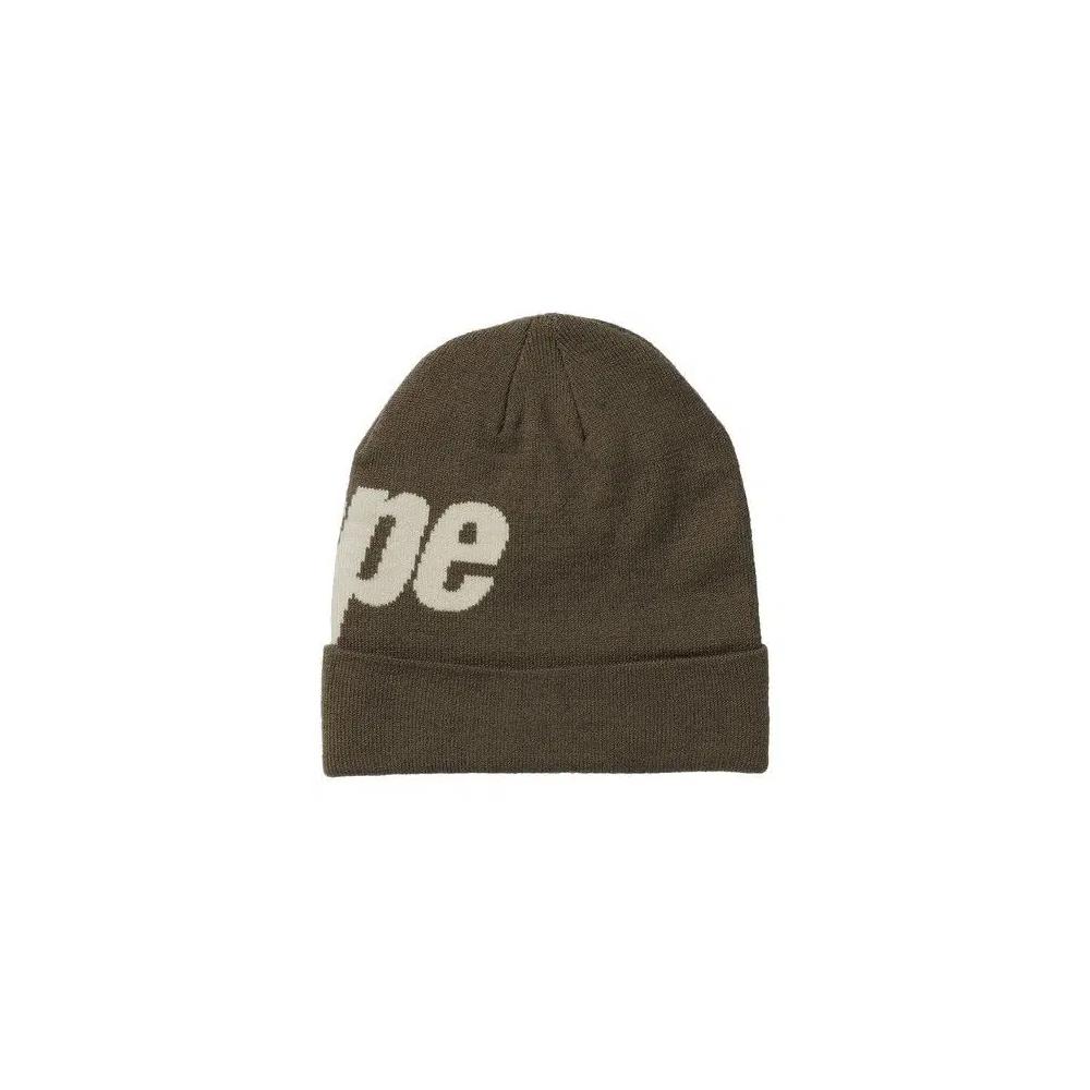 Кепки BAPE Knit Spellout Cap «Оливковый Хаки» 2