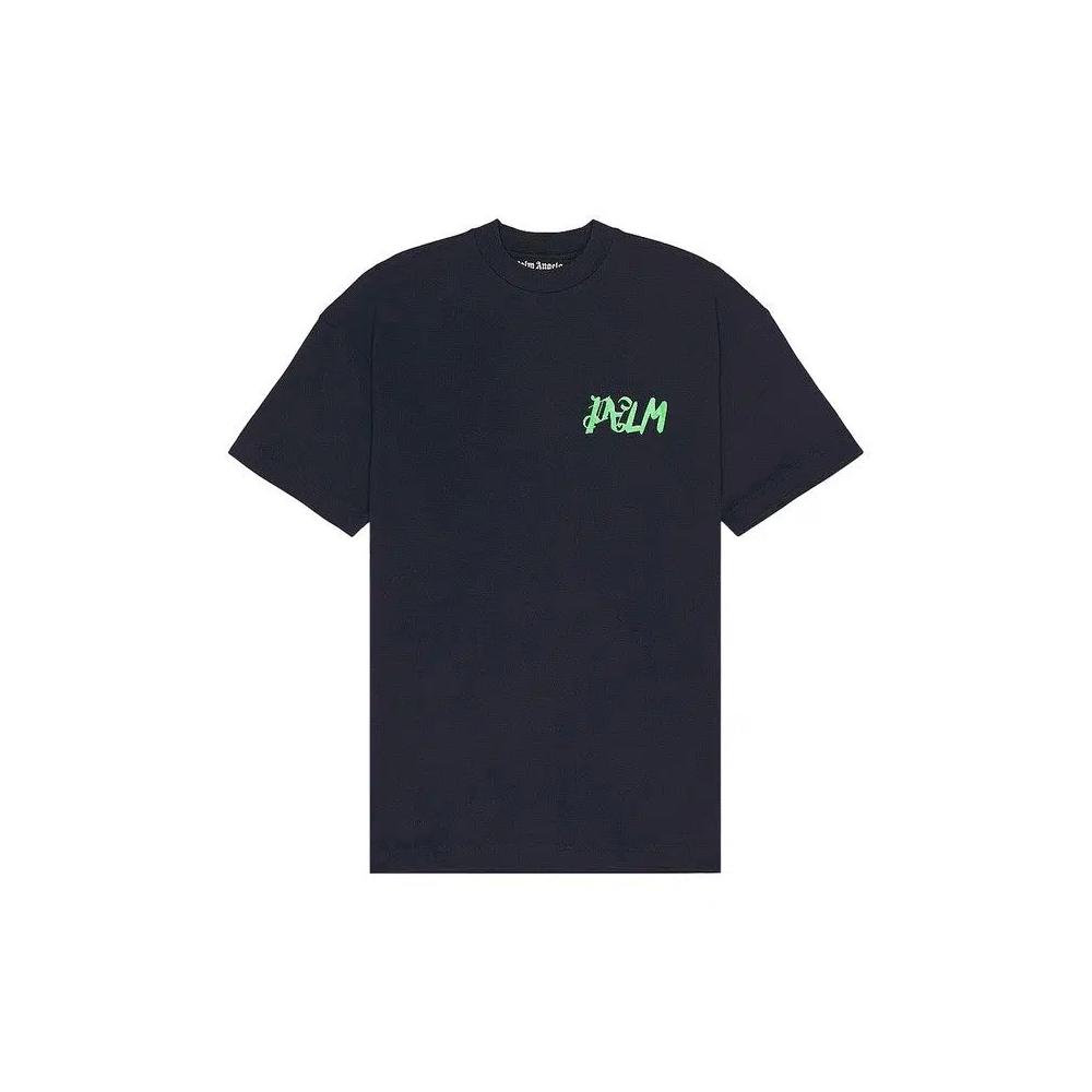 Футболки с коротким рукавом Palm Angels I Am Lost Tee 'Navy Blue' 1