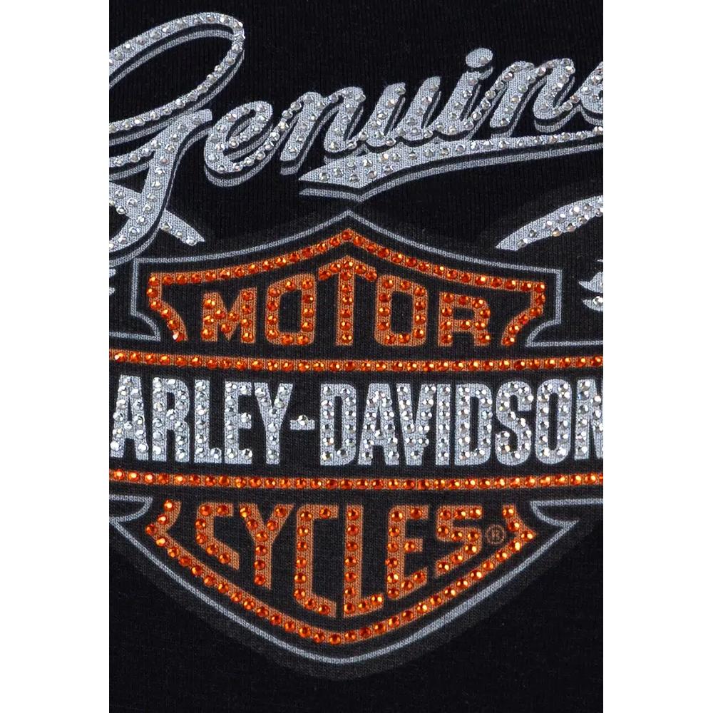 Harley-Davidson® Winged Bling Длинный рукав 5