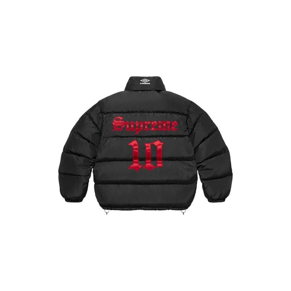 Пуховики Supreme x Umbro Down Puffer Jacket 'Черный' 2