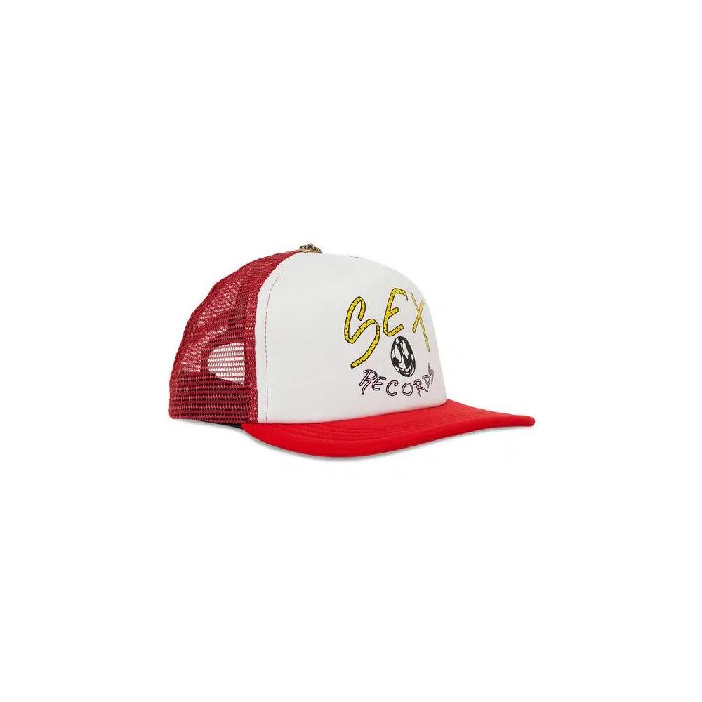 Кепка Truckers Chrome Hearts Sex Records Trucker «White/Red» 2