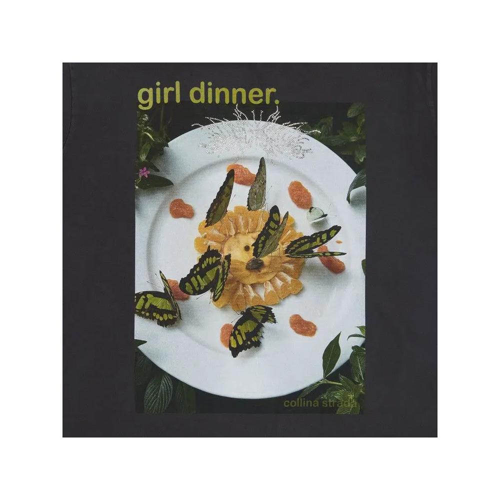 Топы Collina Strada Rhinestone Graphic Tee - Girls Dinner 3