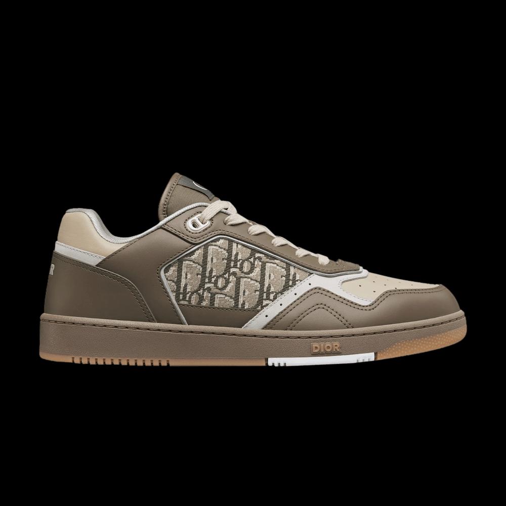 Кроссовки Dior B27 Low 'Dior Oblique - Хаки Бежевый' 1
