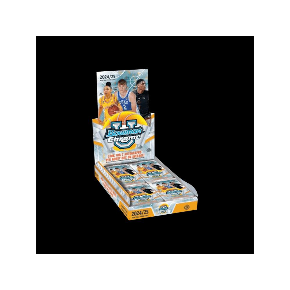 Спортивные карточки 2024-25 Bowman Chrome University Basketball Hobby Box 1
