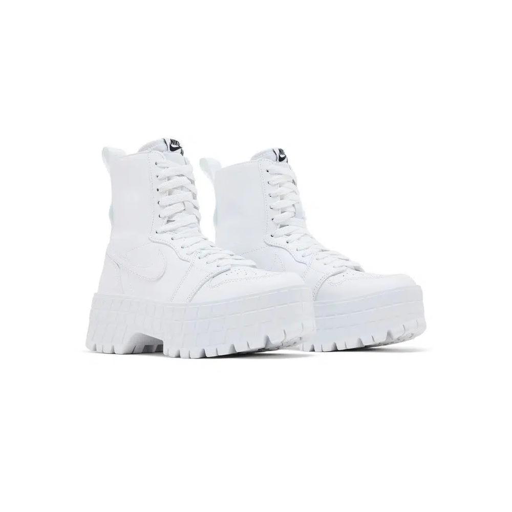 Ботинки Wmns Air Jordan 1 High Brooklyn 'Triple White' 8