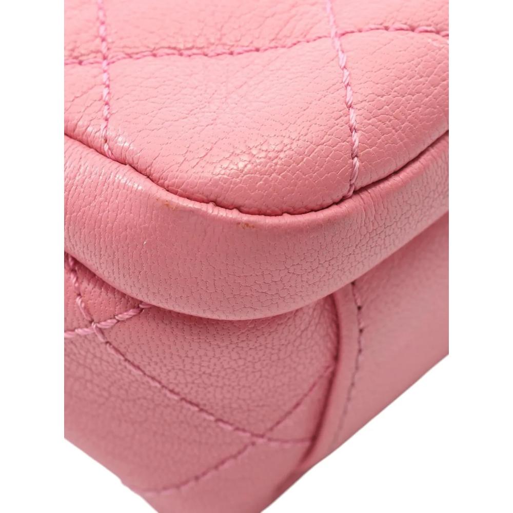 Маленькая стеганая сумка-сэтчел Double Carry Waist Chain Flap (2015-2016 годы) 2