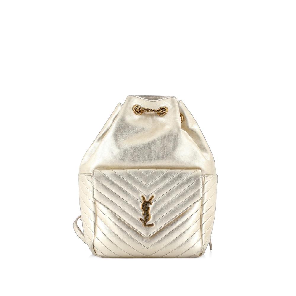 Joe Matelasse Chevron Leather backpack 1