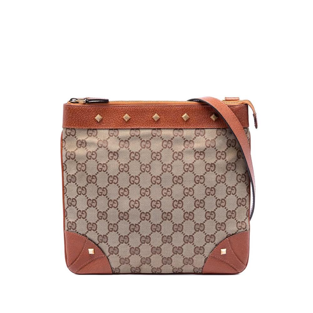 Сумка через плечо Nailhead из канваса с узором GG (2000-2015 годы) 1