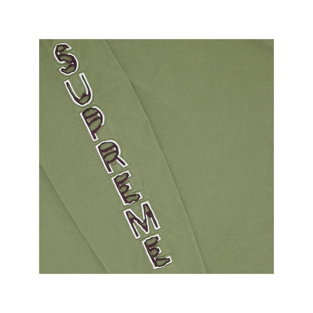 Футболки Supreme Cut Out Long-Sleeve Top 'Olive' 3
