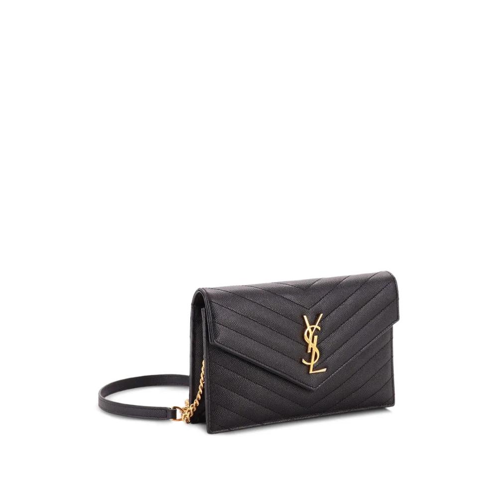 Стеганая сумка через плечо Classic Monogram Wallet on Chain 2