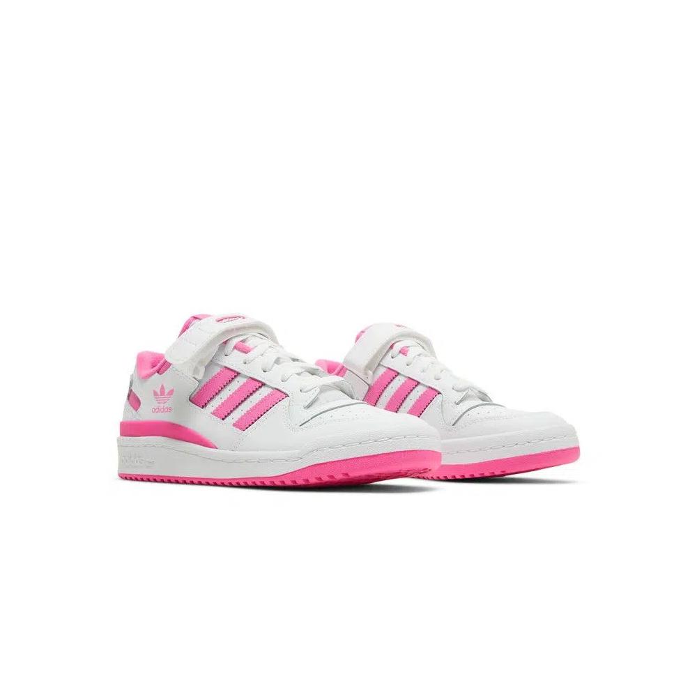Кроссовки adidas Forum Low J 'Белый Кричащий Розовый' 8