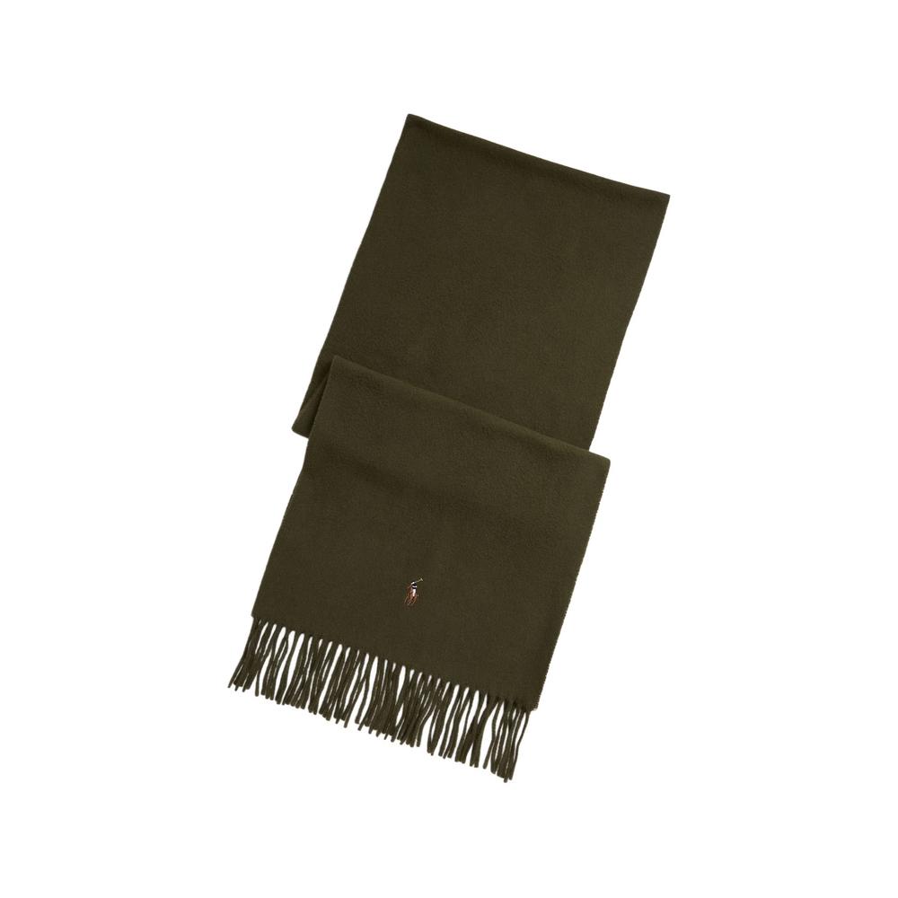 fringe virgin wool scarf 1