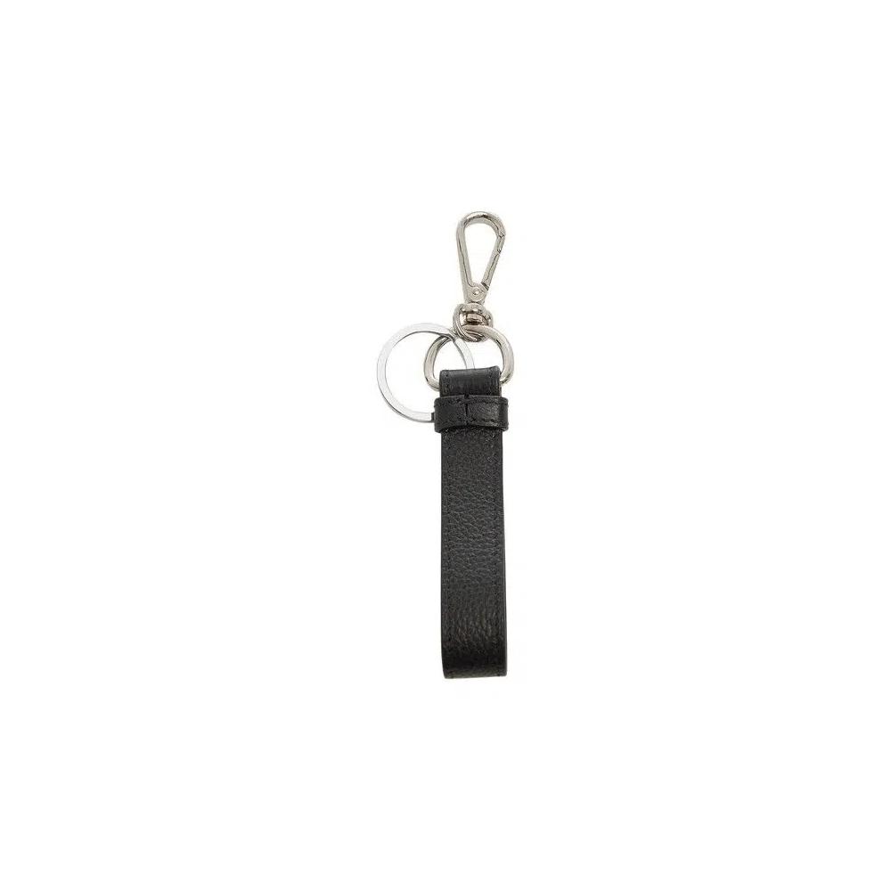 Брелоки и шнурки Marni Calf Leather With Mending Key Ring 'Black' 2