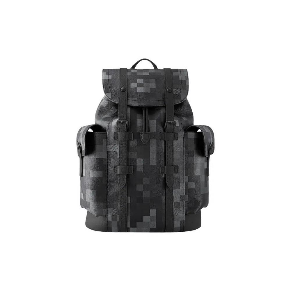 Рюкзаки Louis Vuitton Christopher MM 'Black Damoflage Black Canvas' 1