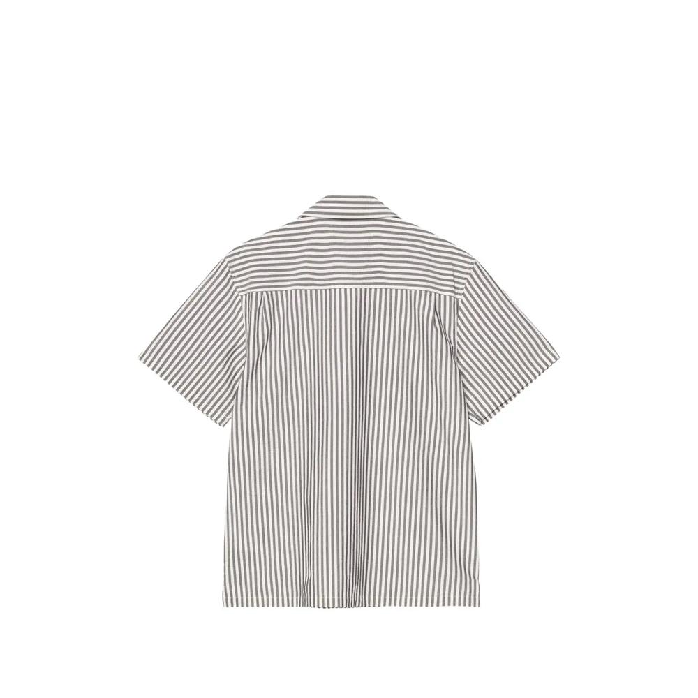 Рубашка S/S Leavel в полоску 2