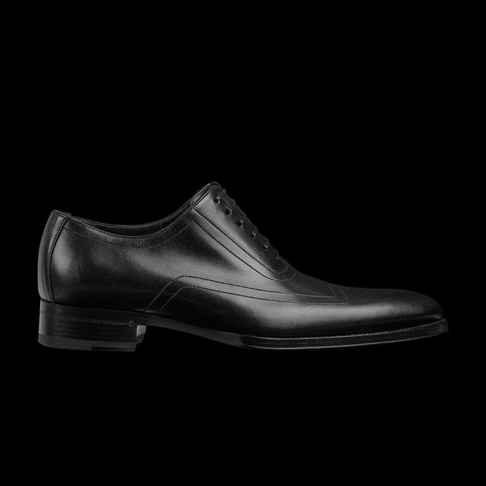 Кроссовки Gucci Lace-Up Shoe 'Black Leather' 1