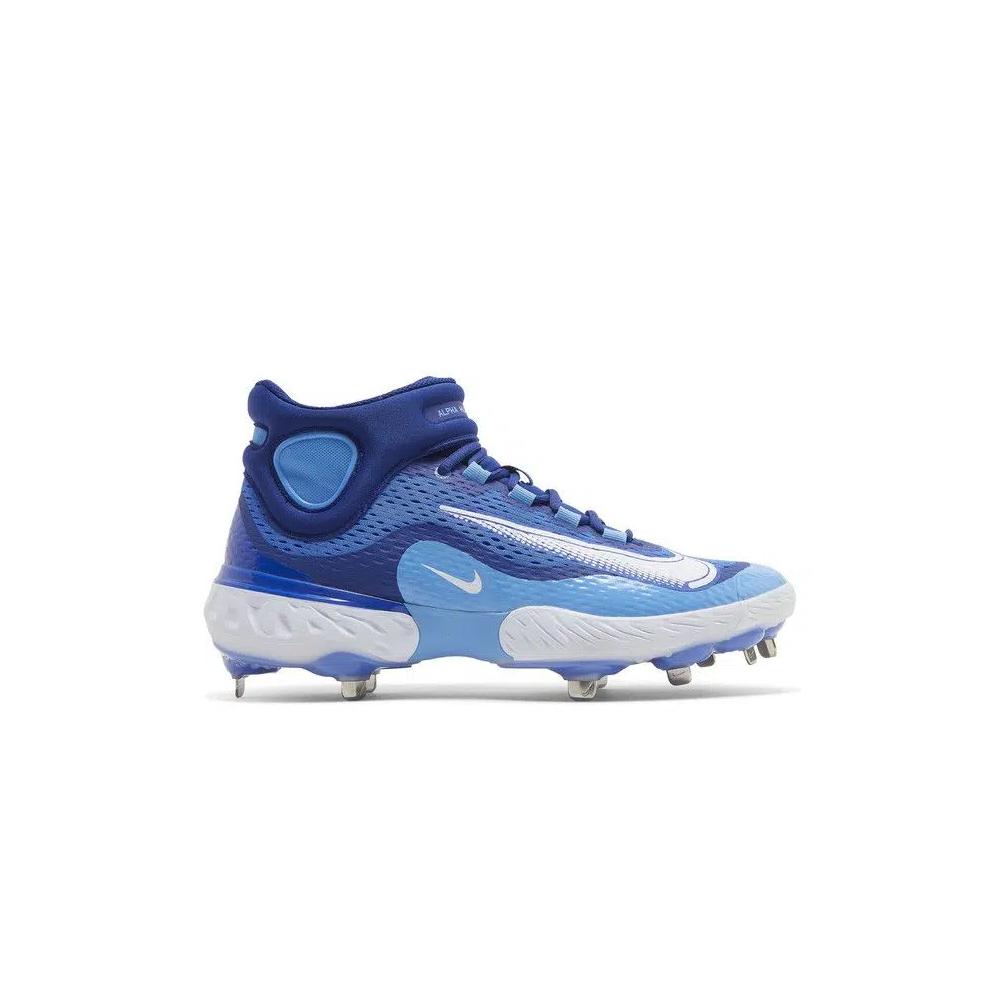 Шиповки Nike Alpha Huarache Elite 4 Mid 'Hyper Royal White' 1