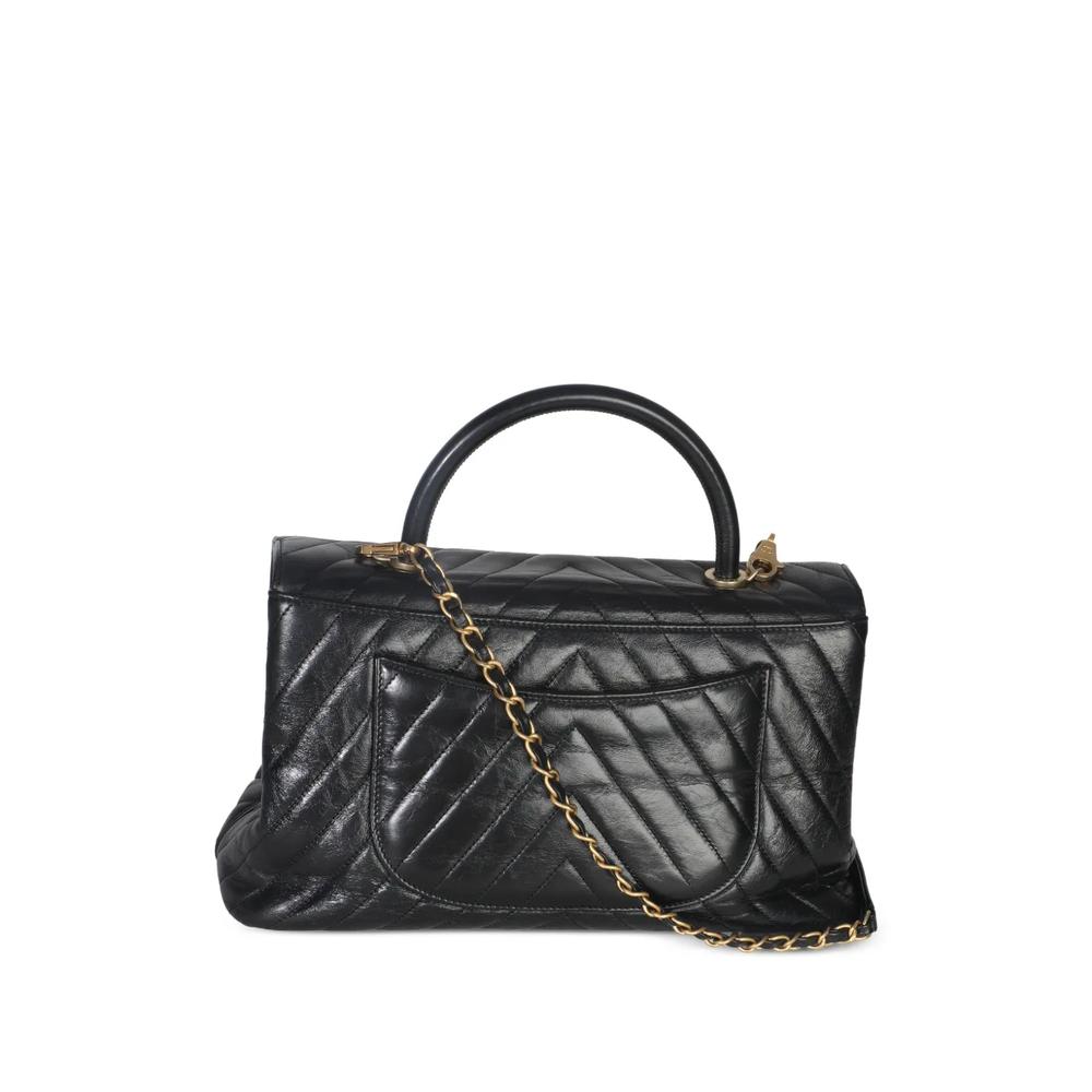 Большая сумка Chevron Aged Calfskin Coco (2018 год) 2