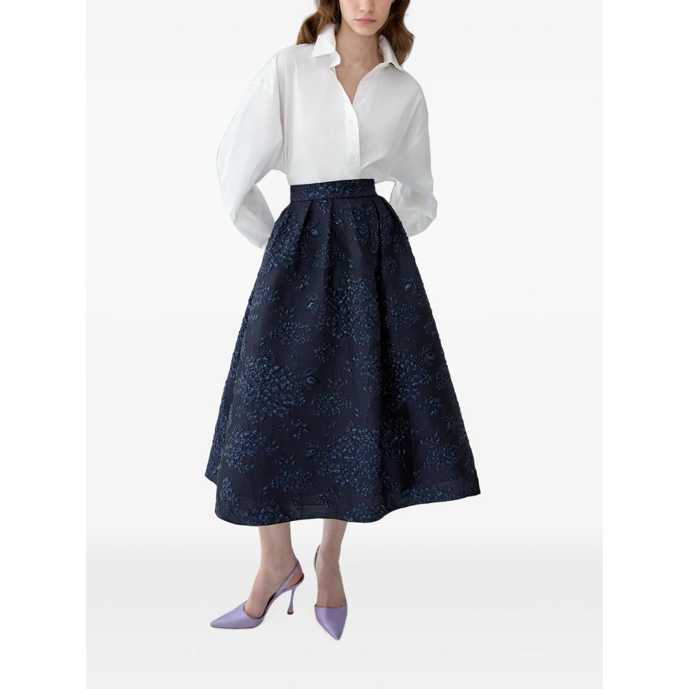 floral-jacquard midi skirt 2