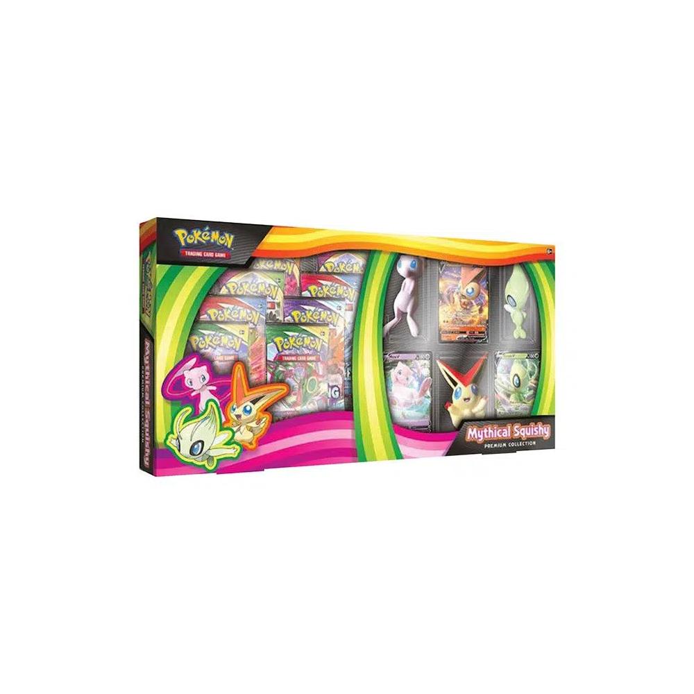 Коллекционные карточки Pokémon Mythical Squishy Premium Collection Box 2