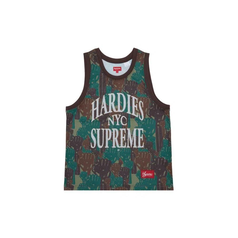 Джерси Supreme x Hardies Camo Basketball Jersey 'Green' 1