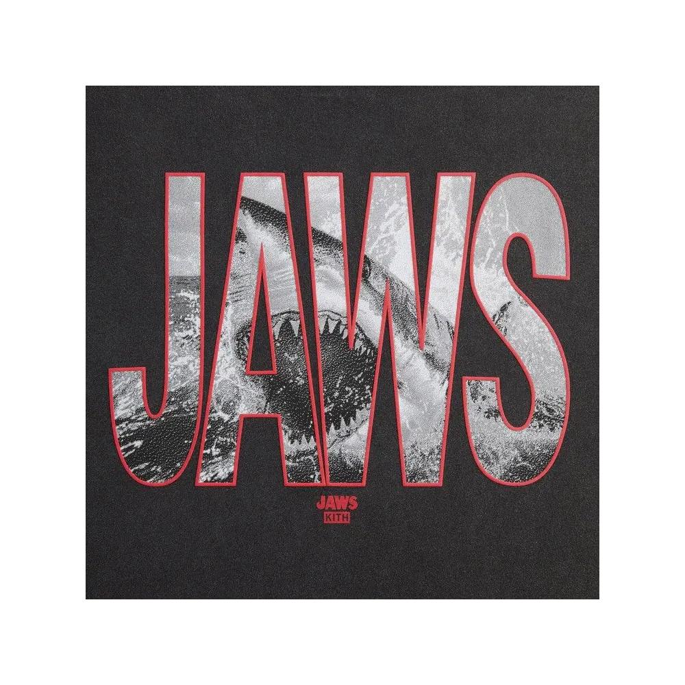 Топы Kith For Jaws Shark Attack Vintage Tee 'Black' 3