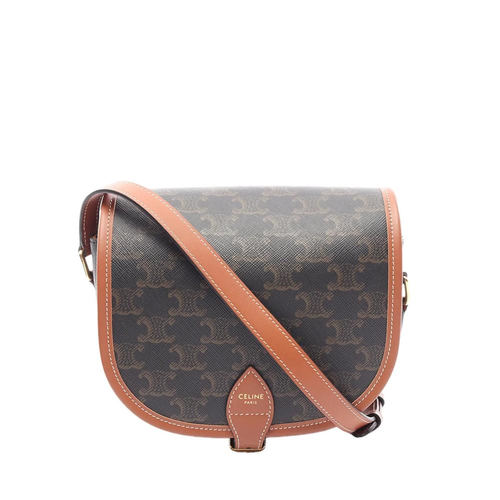 Сумка через плечо Medium Triomphe Coated Canvas Folco (2019-2026 годы) 1