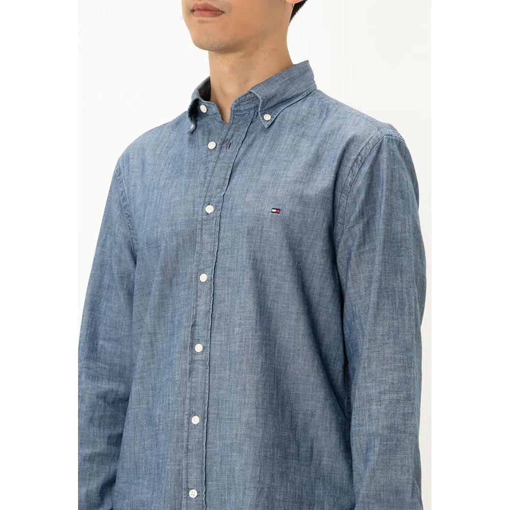 Chambray Однотонная рубашка 3