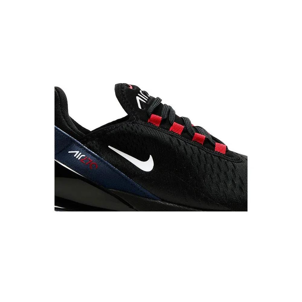 Кроссовки Nike Air Max 270 GS 'Black Midnight Navy Red' 2