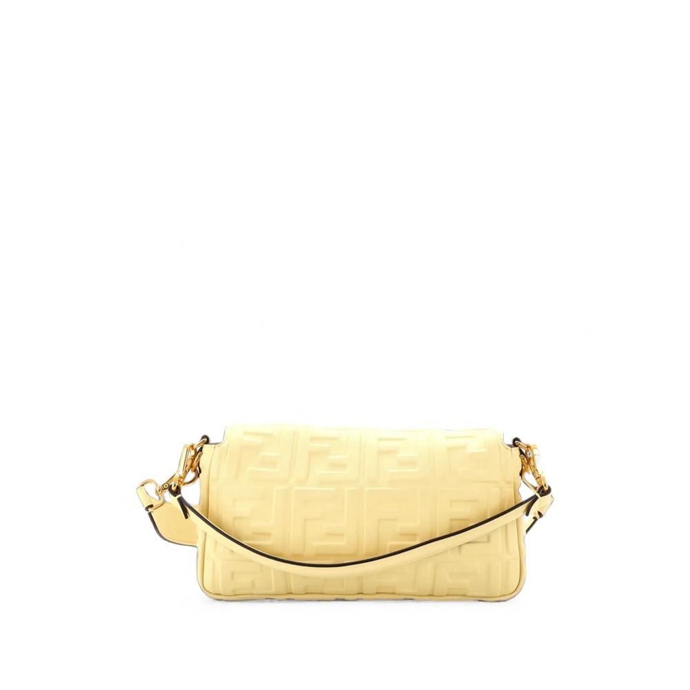 Baguette NM Bag Zucca Embossed Leather Medium crossbody bag 3