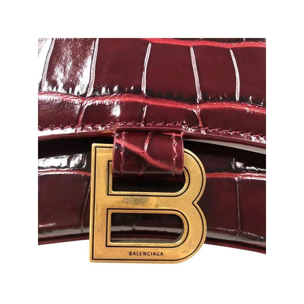 Сумки Top Handle Balenciaga Hourglass XS Top Handle Bag 'Темно-красный' 3